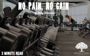 <b>No Pain, No Gain</b>