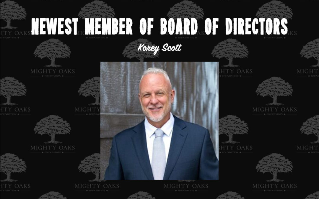 Newest Member of Board of Directors – Korey Scott