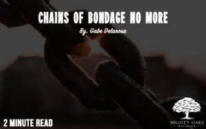 <b>Chains of Bondage No More</b>