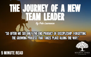 <b>The Journey of A New Team Leader</b>