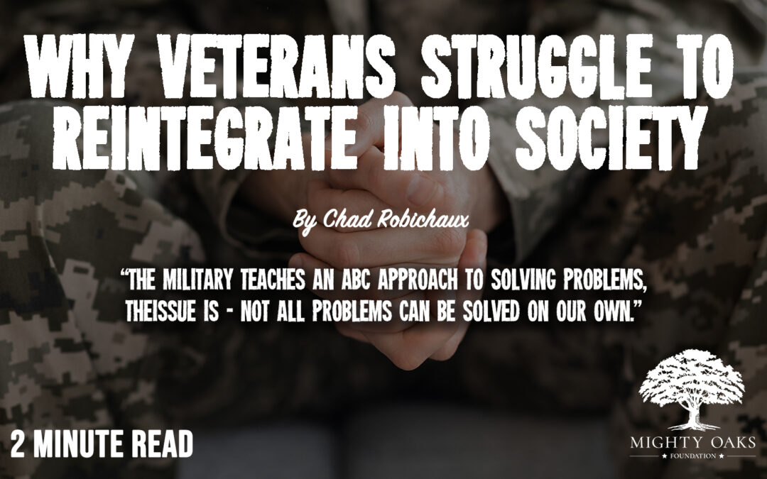 Why Veterans Struggle To Reintegrate Into Society And What We Can Do