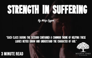 <b>Strength in suffering</b>