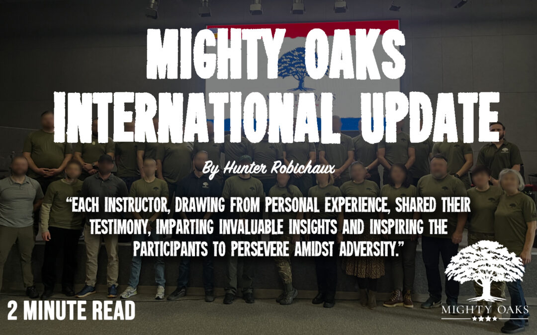 Mighty Oaks International Update 2